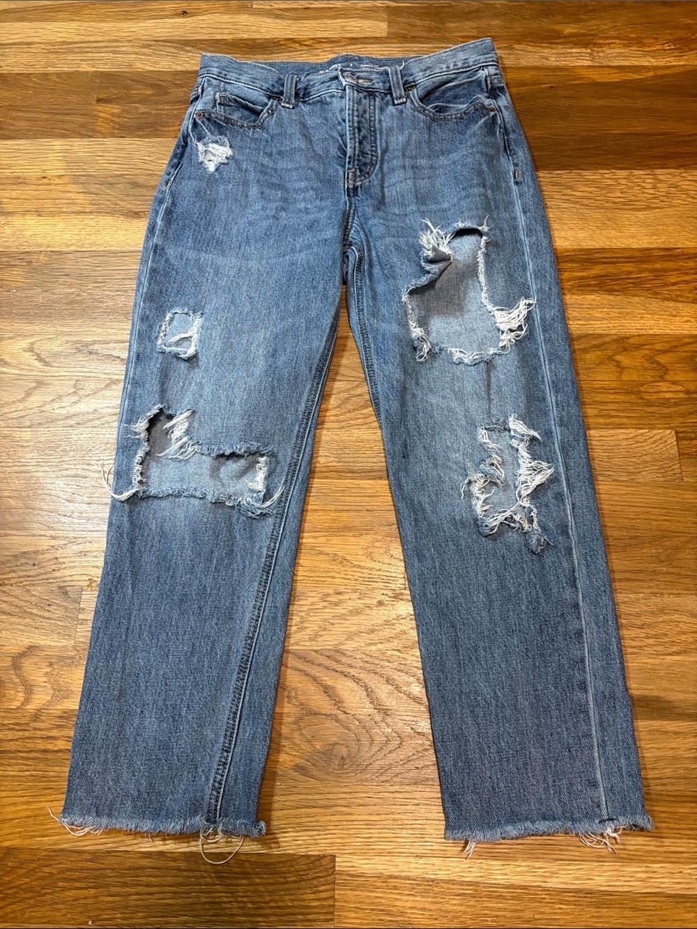 Old Navy Distressed slouchy straight  Jeans